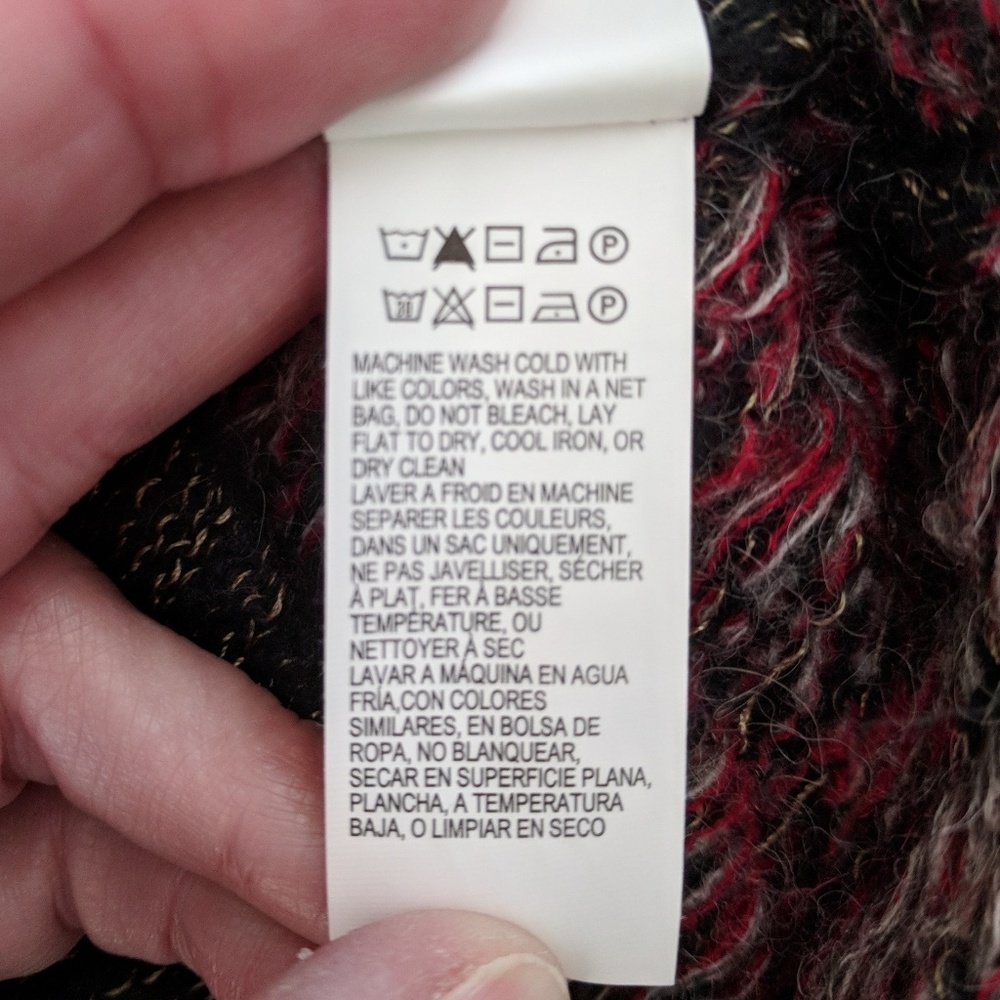 Lucky Brand Nordic Cowl Neck Tunic Sweater, S - Picture 7 of 8